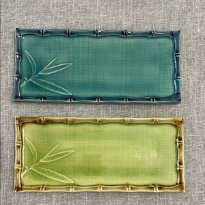 Bamboo Design Rectangular Plates